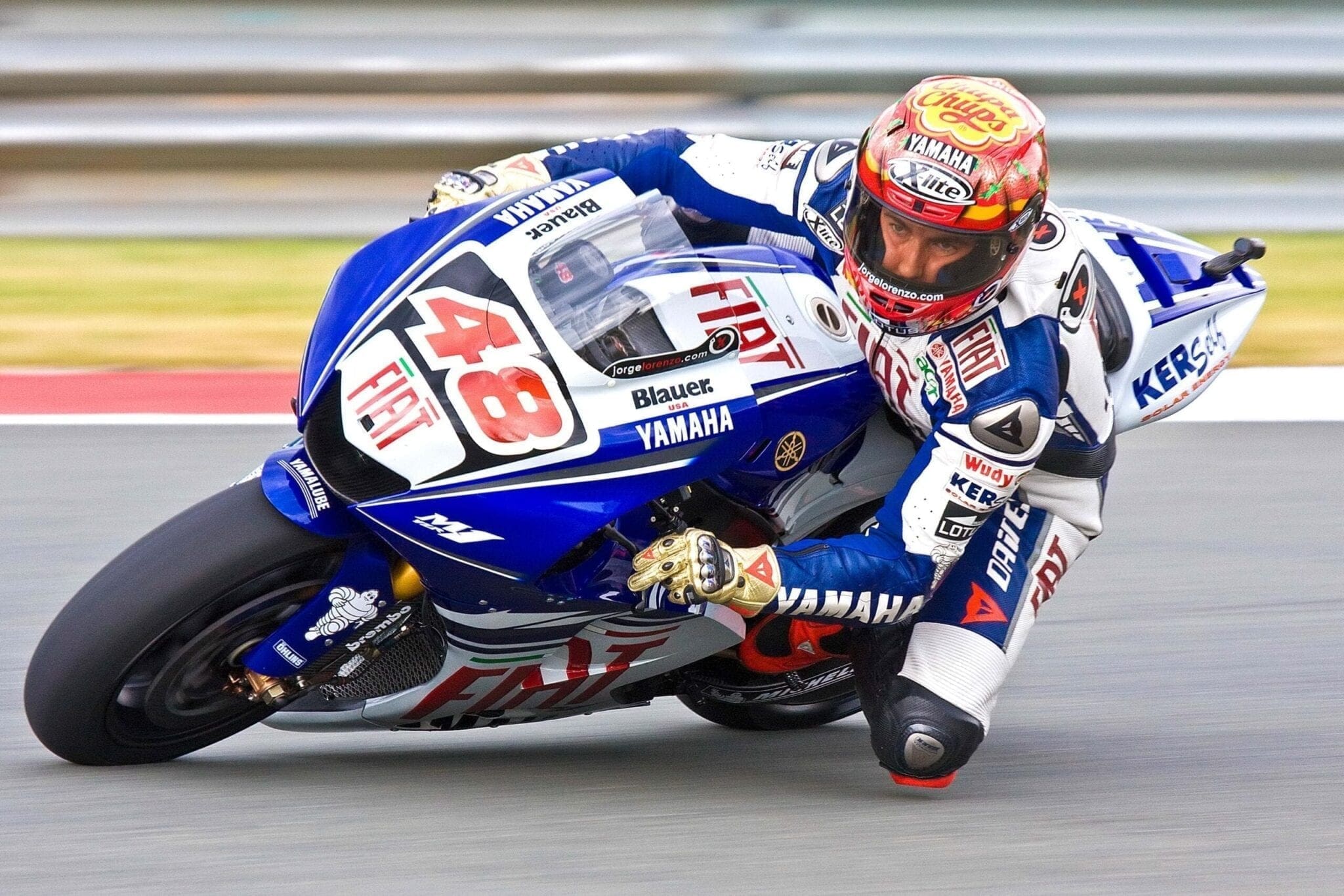 motorcycle with advertising