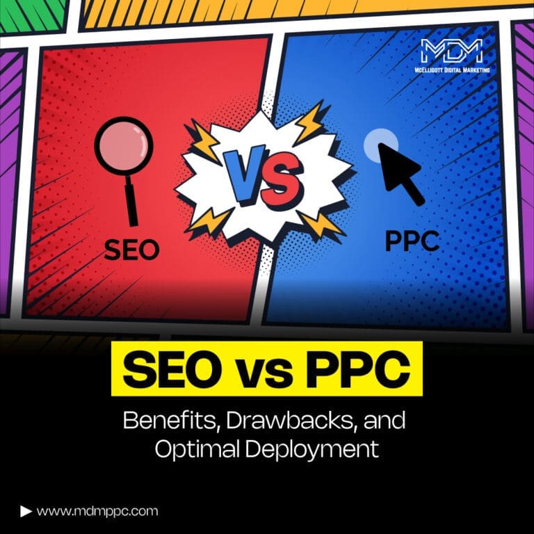 SEO vs PPC. Evaluating the Benefits, Drawbacks, and Optimal Deployment